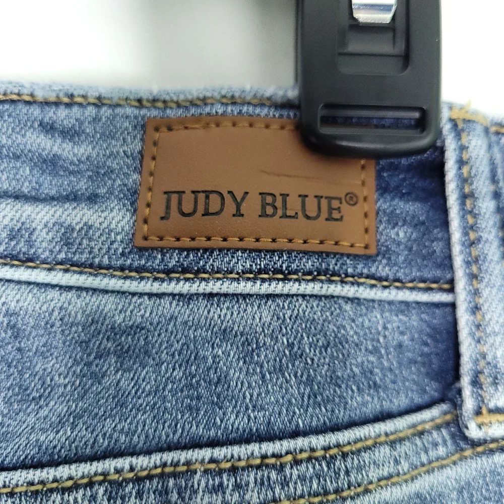 JUDY BLUE Distressed Wide Leg Women's Jeans Size 9/29 - Picture 15 of 16